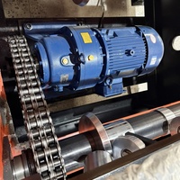 Ligne de production automatique de systèmes de gouttières en acier galvanisé robustes, machine de formage de gouttières sur mesure