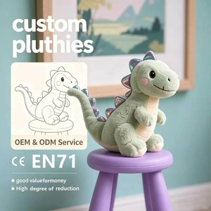 Juguetes de <span class=keywords><strong>Dinosaurios</strong></span> para Niños, Muñecos de Peluche de <span class=keywords><strong>Dinosaurios</strong></span> Personalizados, Figuras de Acción, Venta Directa de Fábrica, Juguete de Dinosaurio para Niños - Product Image 1