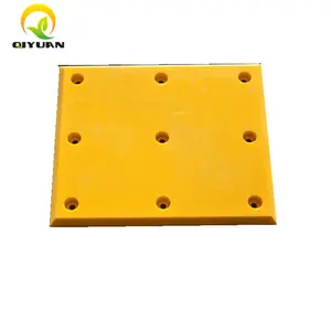 Foglio di HDPE Marine Dock Paraurti o Parafango Faccia Pad HDPE Perforato Marine Dock Paraurti Anti Invecchiamento Plastica Dock Piastra PE di ingegneria