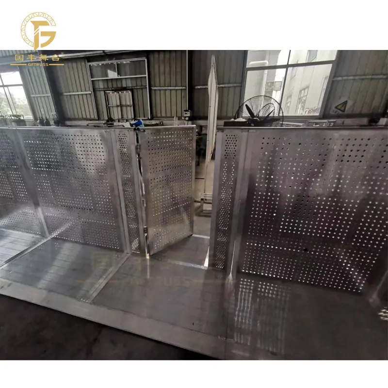 Aluminum Barrier Gate Aluminum Event Fencing Barricades for Large Scale Event Concert