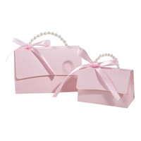 Boîte à bonbons portable, cadeau souvenir de mariage, emballage cadeau créatif personnalisé pour fête, facile à plier, boîte à bonbons portable pour mariage