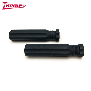 Trung Quốc Nhà máy tùy chỉnh nén đúc Phụ kiện điện <span class=keywords><strong>Silicone</strong></span> xử lý Bìa kết cấu xử lý tay áo cao su xử lý Grip - Product Image 2