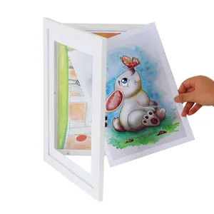 Shadow Box Kids Art Frames Front-Opening Great For Kids Drawings Artworks Children Arts Schoolwork For Home Or Studio Decor