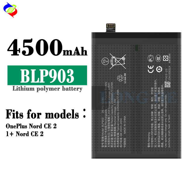 4500mAh BLP903 Factory Direct Sales Original Mobile Phone Battery Suitable for OPPO Realme Series OnePlus Nord CE 2