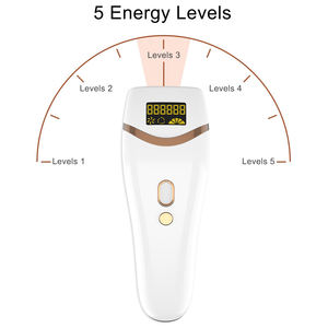 Épilateur IPL professionnel PAKISS avec 5 niveaux d'énergie réglables pour usage domestique - Product Image 4