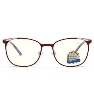 Gafas de vista ovaladas de montura completa Grey Jack para mujer, modelo 9010 con bloqueo de luz azul, talla adulta XS9010 - Product Image 2