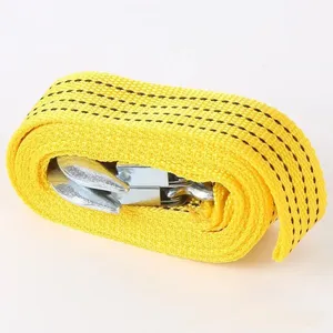 4 Meter Retractable Truck Tow Rope Car emergency tow rope Towing Strap With Hook auto parts