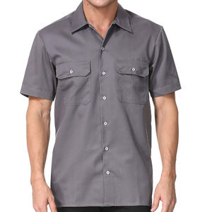 Manches longues Vêtements De Travail 2 Tons Orange Marine Chemise de Travail - Product Image 5