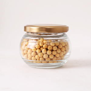 Precio de fábrica de cristal opaco bebé mano de oro en forma de frasco de vidrio de miel varias formas - Product Image 6