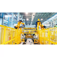 Système de robot articulé haute capacité ER50B 2100, station de travail robotique industrielle à 6 axes pour la manutention et la palettisation des matériaux
