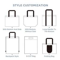 Sac fourre-tout en toile de couleur unie de taille personnalisable Sac fourre-tout en toile personnalisé, Sac à bandoulière en toile, Sac en toile uni personnalisé