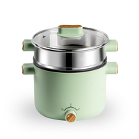 Cuiseur électrique 1,5 L au design unique de l'usine avec cuiseur à vapeur polyvalent antiadhésif électrique poêle à frire cuiseur vapeur