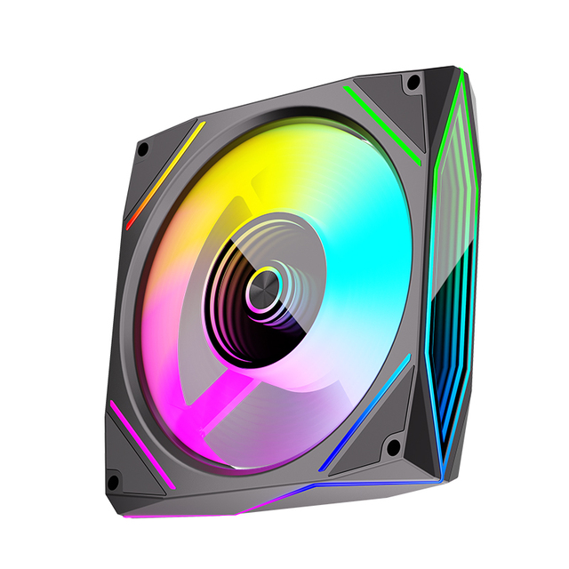 Hot Sales LY120 120mm 5v Argb Pwm Cooling Fan 12V 4pin High Speed RGB Sync Supports Async air Cooler Fan for Pc Computer case