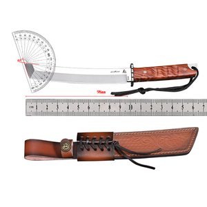 OEM قابلة للتخصيص عالية المتانة محمولة متعددة الوظائف للدفاع عن النفس في الهواء الطلق التخييم في الهواء الطلق مقبض خشبي الفولاذ المقاوم للصدأ - Product Image 2