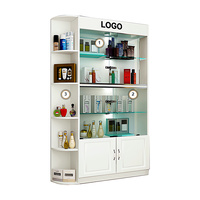 Vitrine cosmétique OEM, armoire de présentation cosmétique, vitrine en verre pour magasin de cosmétiques, fabricant sur mesure
