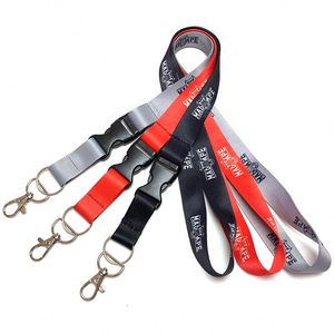 Factory Customised High Quality Crossbody Phone Rope <b>Key</b> Chain Polyester Nylon <b>Lanyard</b> with Silk Screen Printing and Hook - Product Image 3