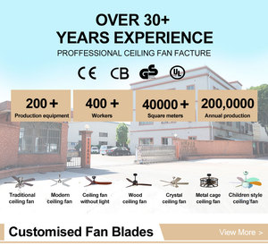 ヴィンテージリビングルーム天井ファン高級リモコンLEDシーリングファンライト付き - Product Image 6