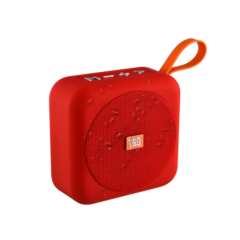 Minialtavoz inalámbrico de tela TG505, original, con FM, regalo para exteriores, personalizado, 5 w, con cordón, novedad