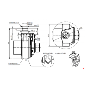 <span class=keywords><strong>Pas</strong></span> <span class=keywords><strong>cher</strong></span> roue motrice 750W chariot élévateur kit de roue motrice horizontale <span class=keywords><strong>AGV</strong></span> roue motrice - Product Image 2