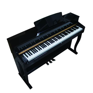 <span class=keywords><strong>Piano</strong></span> <span class=keywords><strong>numérique</strong></span> électronique BDmusic BD-8803 à 88 touches avec mécanisme à marteaux lourds, en plastique et bois, 200 rythmes, multifonction, haut-parleur intégré - Product Image 3