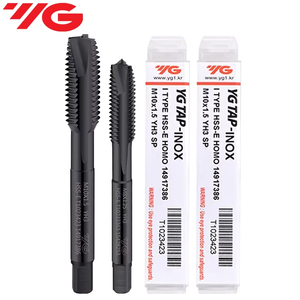 YG1 T1023 M2 M2.5 M3 M3.5 M4 M5 M6 M7 M8 M10 M12 M14 M16 M18 M20 Jeu de matrices de <span class=keywords><strong>taraud</strong></span> à vis <span class=keywords><strong>Taraud</strong></span> fileté Yg1 Combo Hss - Product Image 1
