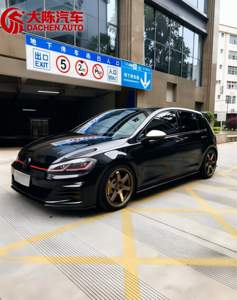 Auto Usata in Vendita a Prezzo Vantaggioso, Golf GTI Nera Potente 2.0T con Alettone DBworks e Cerchi Dorati, Piena di Sportività - Product Image 1