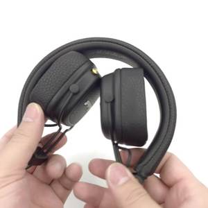 Almohadillas de repuesto para <span class=keywords><strong>auriculares</strong></span> <span class=keywords><strong>MARSHALL</strong></span> <span class=keywords><strong>MAJOR</strong></span> IV BLUETOOTH 4, almohadillas de espuma viscoelástica de cuero y proteína con cancelación de ruido - Product Image 1