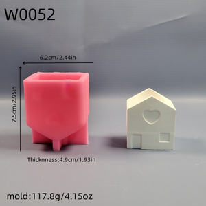 Handmade <b>Resin</b> Casting <b>Molds</b> <b>for</b> DIY Ins Style Decorative Ornaments <b>Silicone</b> Pointed house candle holder <b>Mold</b> W0052 - Product Image 4