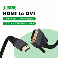 Adaptateur HDMI vers DVI WISTAR à prix avantageux, 60 Hz haute vitesse pour ordinateur de bureau et ordinateur portable