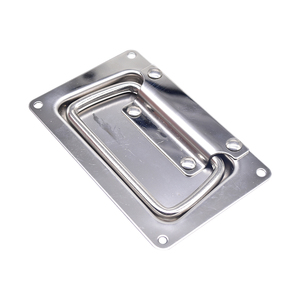 Anillo de Tapa de Acero Inoxidable Anwang de 110 mm con Asa Empotrada para Maletas de Transporte - Product Image 5
