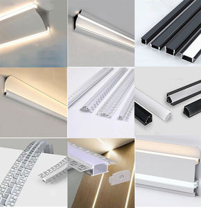 Profilé LED en aluminium <span class=keywords><strong>blanc</strong></span> de haute qualité en forme de V pour éclairage - Product Image 5