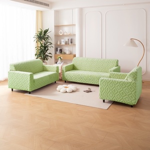 Housse de canapé jacquard épaissie <span class=keywords><strong>personnalisable</strong></span>, extensible, lavable, antidérapante, amovible, tricotée pour la maison - Product Image 4