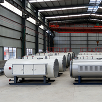 Chaudière à vapeur électrique industrielle de grande taille, machine de chauffage électrique horizontale pour l'usine de stérilisation et de traitement profond des aliments