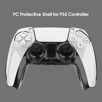Coque rigide transparente pour PS5 DualSense Skin Shell Ultra mince Transparent PC Cover pour Sony PlayStation 5 Controller