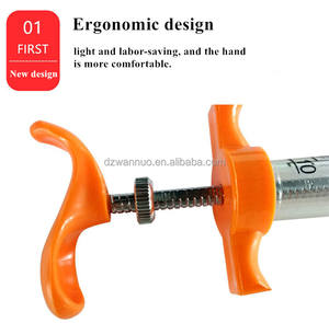 Jeringa de acero y plástico para animales, jeringa de inyección de animales para uso veterinario, de 10ml y 20ml - Product Image 4