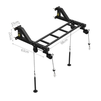 Barre de traction multifonctionnelle robuste à fixation murale avec système de poulie pour la musculation à domicile