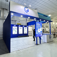 Stand d'exposition modulaire en contreplaqué de haute qualité IZEXPO, auto-assemblable, stand d'exposition exquis fabriqué en usine, stand de salon professionnel