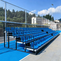 Chaises de stade temporaires portables pour les gradins de football en plein air et les sites sportifs intérieurs