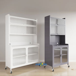 Mueble de Almacenamiento de <span class=keywords><strong>Vajilla</strong></span> de Metal de Diseño Moderno, Aparador con Vitrina para Cocina, Serie de Muebles para Comedor - Product Image 5