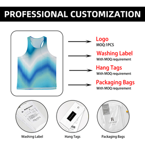 Canotta Personalizzata 100% Poliestere Senza Maniche, Stampa Sublimatica Integrale per Corsa e Maratona - Product Image 5