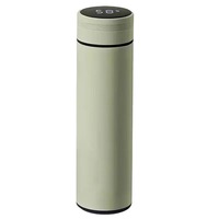 Thermos intelligent avec affichage de la température, 480 ml, en acier inoxydable 316, bouteille d'eau isolée sous vide, bouteille portable pour les voyages d'affaires