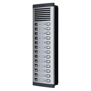 Interphone d'entrée de porte audio de haute qualité avec <span class=keywords><strong>sonnette</strong></span> d'interphone de station de 26 boutons poussoirs pour 26 appartements - Product Image 1