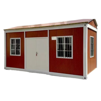 Maison conteneur mobile de luxe moderne et respirante, démontable, pour usage bureautique, avec salle de bain extérieure, dotée de panneaux sandwich en acier