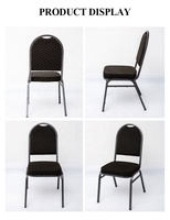 Fauteuil de Banquet d'Hôtel Pas Cher du Fabricant Chinois, Chaises de Fête Empilables de Luxe pour Décoration et Mariages