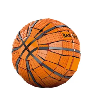 031008 criativo 2221 + pcs/set basquete modelo 1:1 modelo 360 blocos de construção rotativos