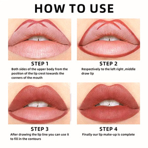 Wholesale Cosmetics Creamy Long Lasting <strong>Lipliner</strong> Long Stay <strong>Plumping</strong> Cruelty Free Waterproof Lip Liner Private Label - Product Image 3
