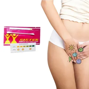 Fábrica preço diretamente barato Mulheres ph teste vaginal ph teste tiras bacteriana yoni vaginal ph teste tiras