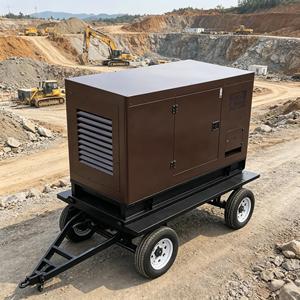 Générateur diesel silencieux à prix de gros, triphasé 50Hz 60Hz avec ATS, alternateur sans balais à bobinage 100% cuivre, service OEM - Product Image 1