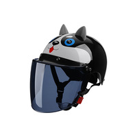 [Personnalisé] Casque de moto et de véhicule électrique pour adultes - Design mignon et personnalisé, protection solaire