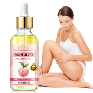 IKZEE deeply nourish anti aging 60ml body essential oil peach wholesale perfume fragrance firming body perfume juice oil